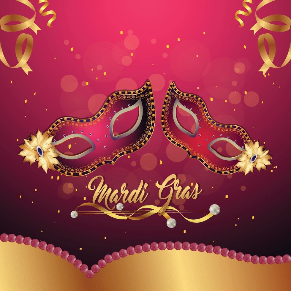 Karneval oder Karneval Party Banner vektor