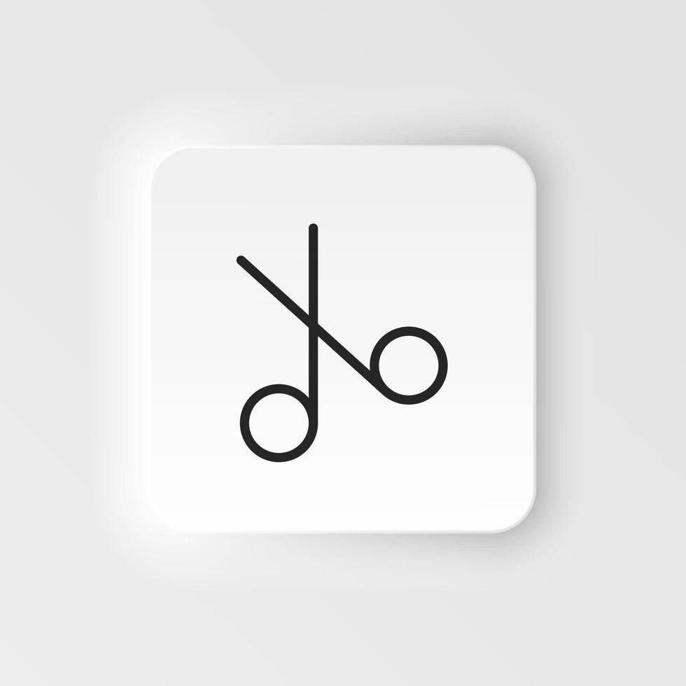 sax vektor ikon. element av design verktyg för mobil begrepp och webb appar vektor. tunn neumorf stil vektor ikon för hemsida design på neumorphism vit bakgrund