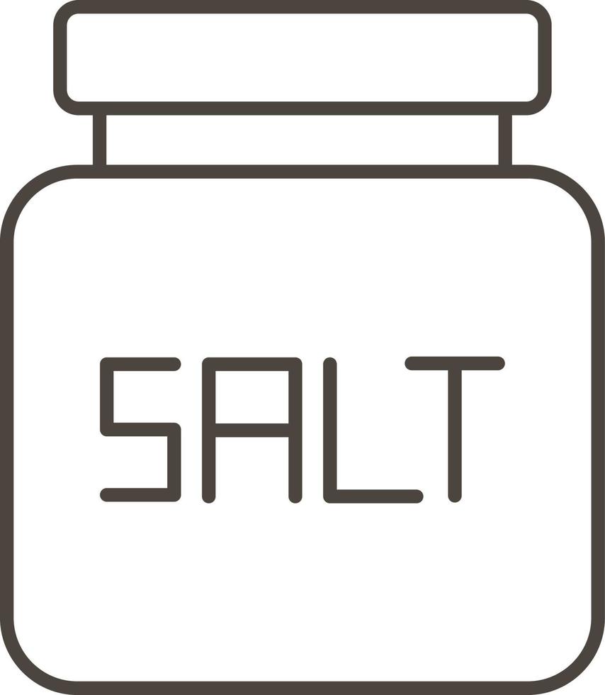 salt, flaska vektor ikon. enkel element illustration från mat begrepp. salt, flaska vektor ikon. dryck begrepp vektor illustration. på vit bakgrund