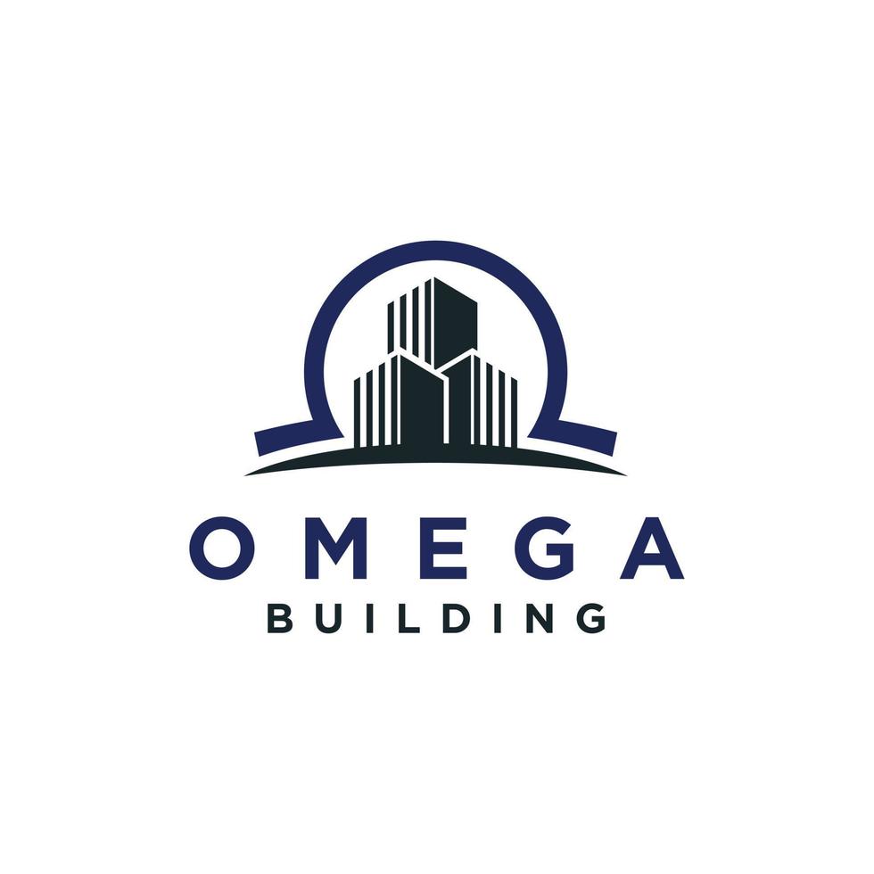 Omega Logo Design Vektor Inspiration