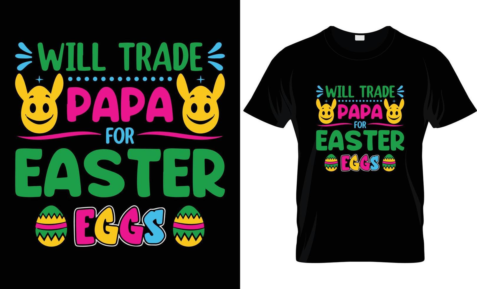 Ostern t - - Hemd Design. vektor