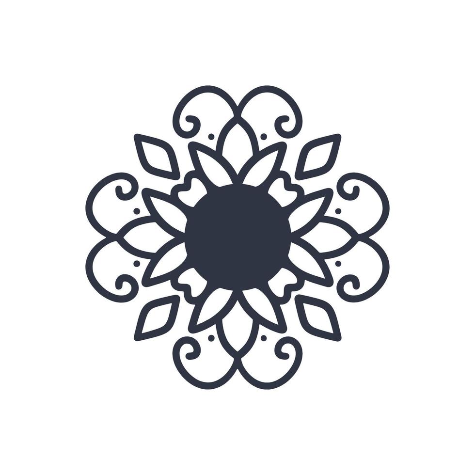 cirkulär mönster i form av mandala. orientalisk mönster, vektor illustration. islam, arabiska, indian, turkiska, Pakistan, kinesiska, ottoman motiv