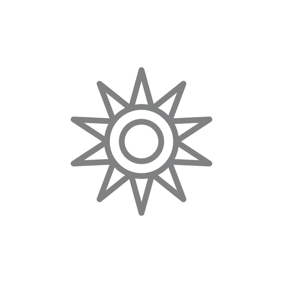 spirituell Symbol Vektor Symbol. spirituell Konzept Vektor Illustration. auf Weiß Hintergrund