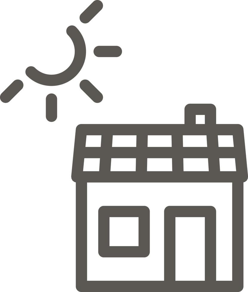 Ökologie, Haus, Tafel, Solar- Vektor Symbol. einfach Element Illustration von ui Konzept. Ökologie, Haus, Tafel, Solar- Vektor Symbol. echt Nachlass Konzept Vektor Illustration. auf Weiß Hintergrund