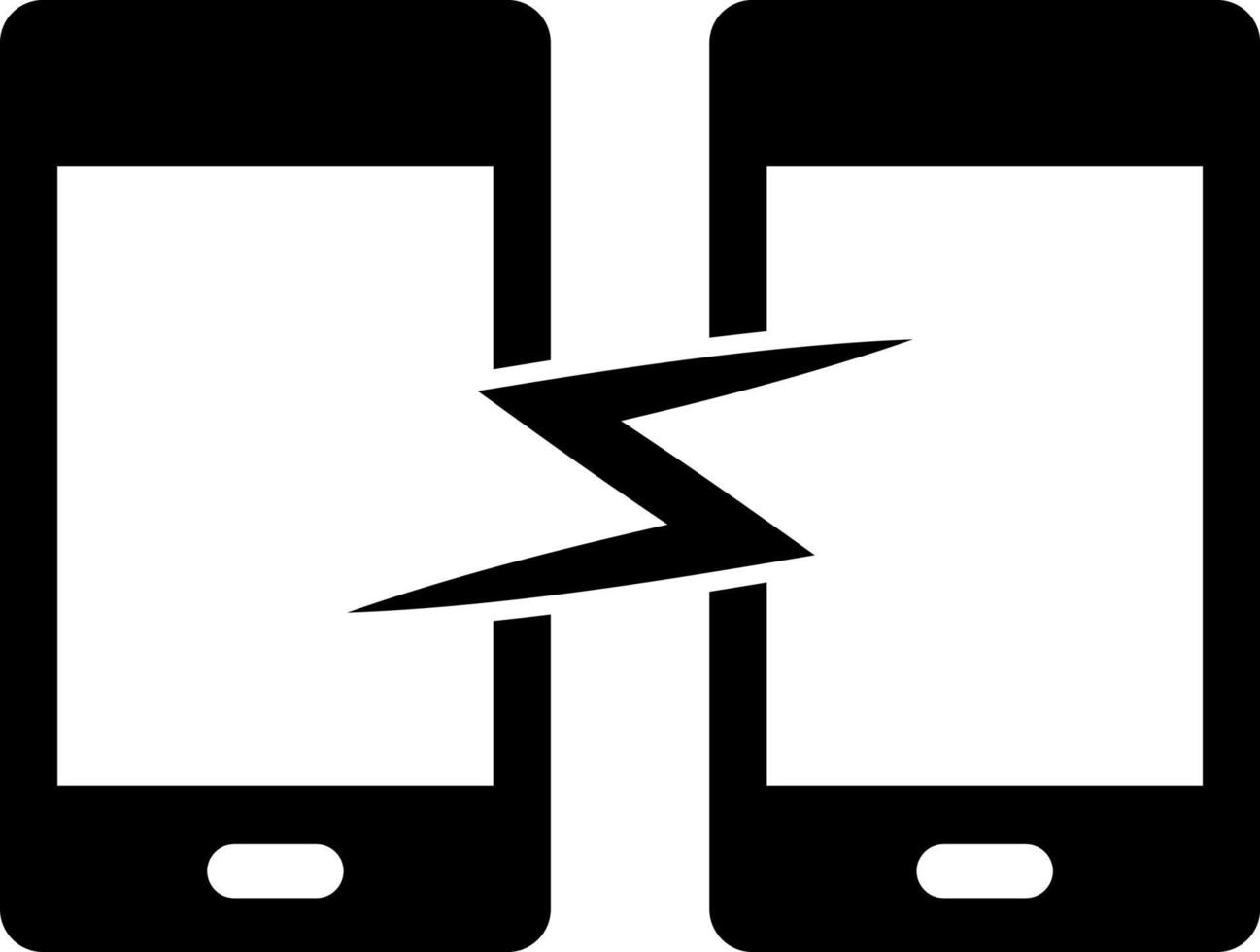 Telefon, synchronisieren Vektor Symbol. einfach Element Illustration von ui Konzept. Handy, Mobiltelefon Konzept Vektor Illustration. Telefon, synchronisieren Vektor Symbol auf Weiß Hintergrund