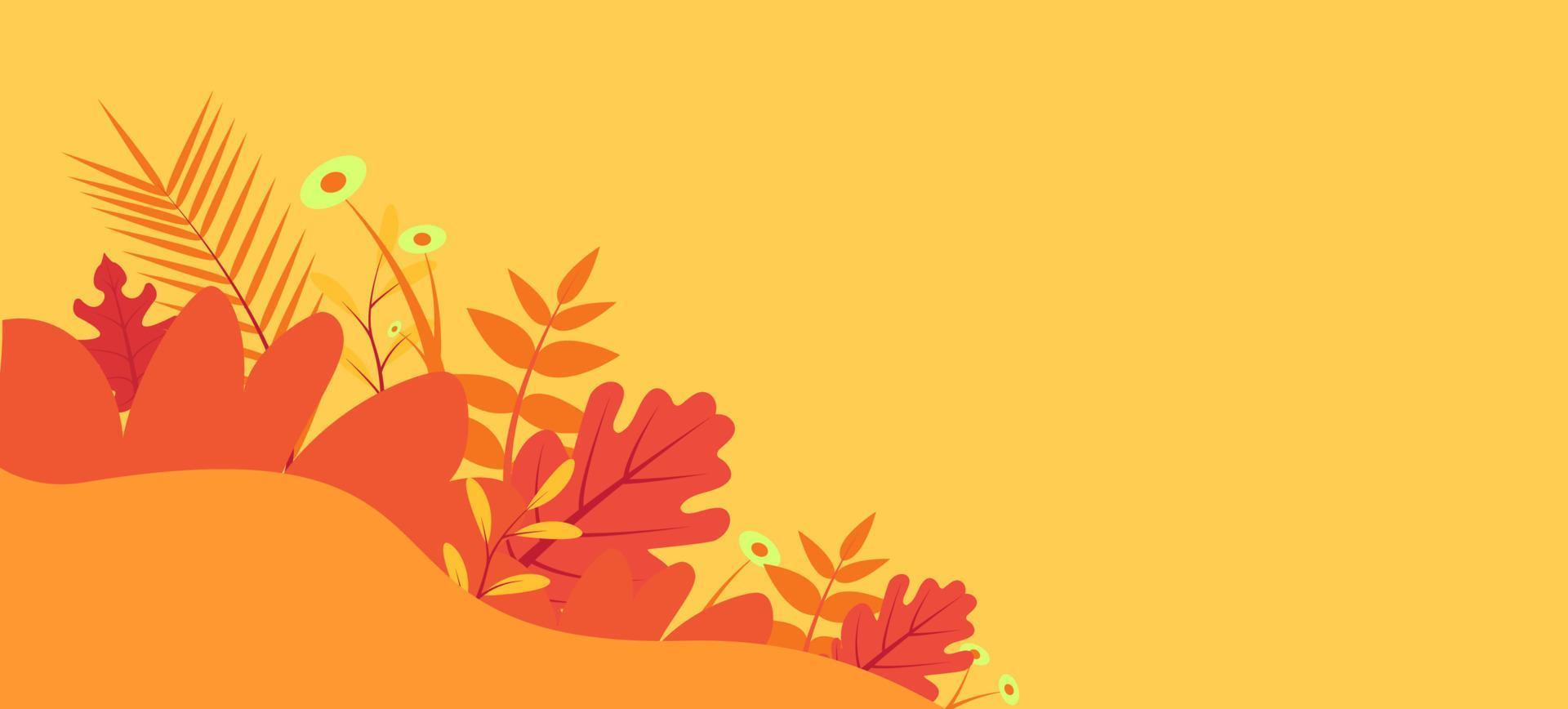 Herbst Hintergrund. Vektor Illustration eps 10