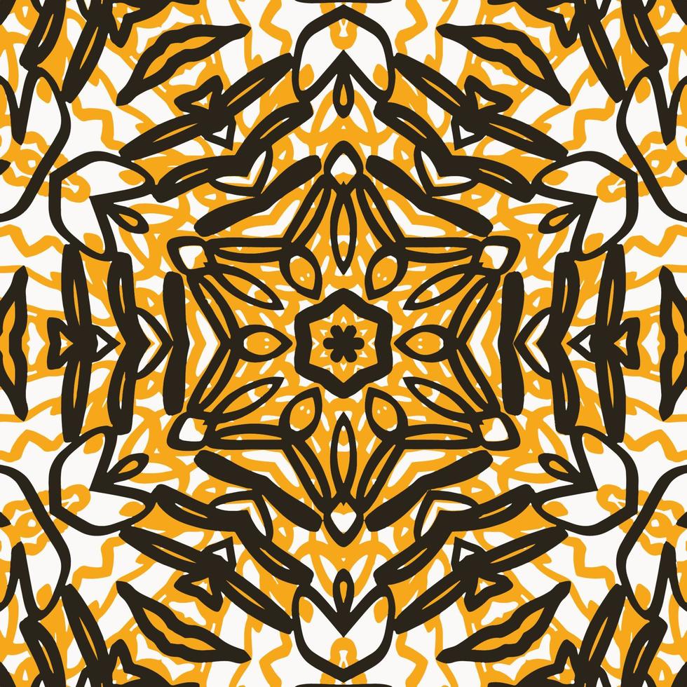 abstrakter Kaleidoskop-Hintergrund. schönes kaleidoskop nahtloses muster. mehrfarbige Mosaikstruktur. nahtlose Kaleidoskop-Textur. einzigartiges Kaleidoskop-Design vektor