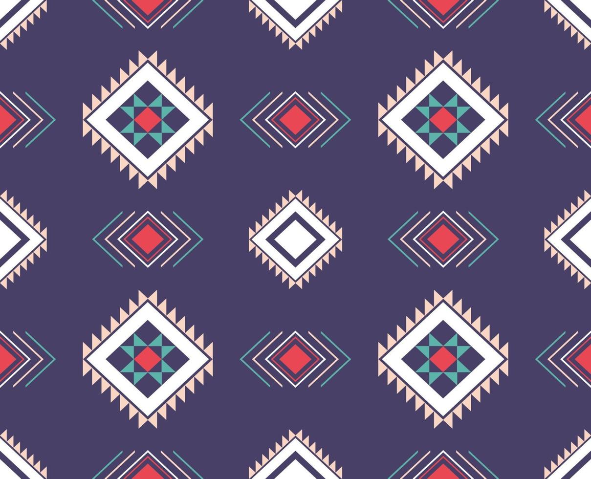 traditionelles Design des geometrischen ethnischen Musters für Hintergrund, Teppich, Tapete, Kleidung, Verpackung, Batik, Stoff, Sarong vektor