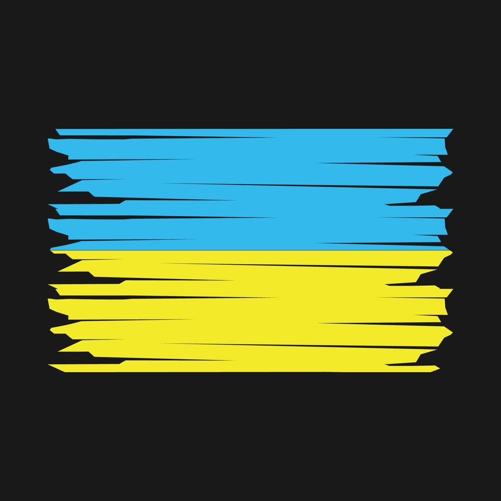 ukrainska flaggan illustration vektor