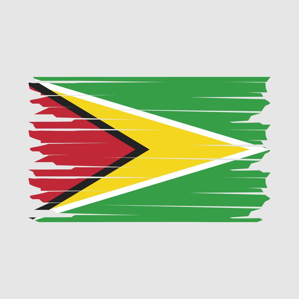 Guyana Flagge Illustration vektor