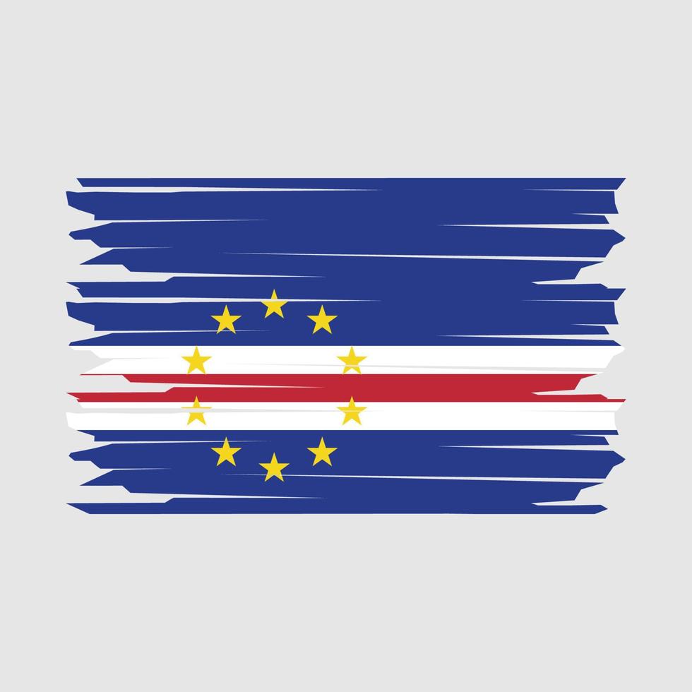 cape verde flagga illustration vektor