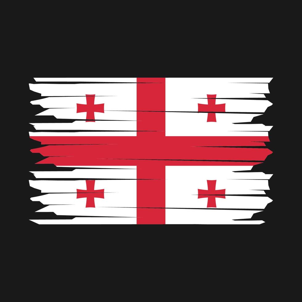 georgien flagga illustration vektor