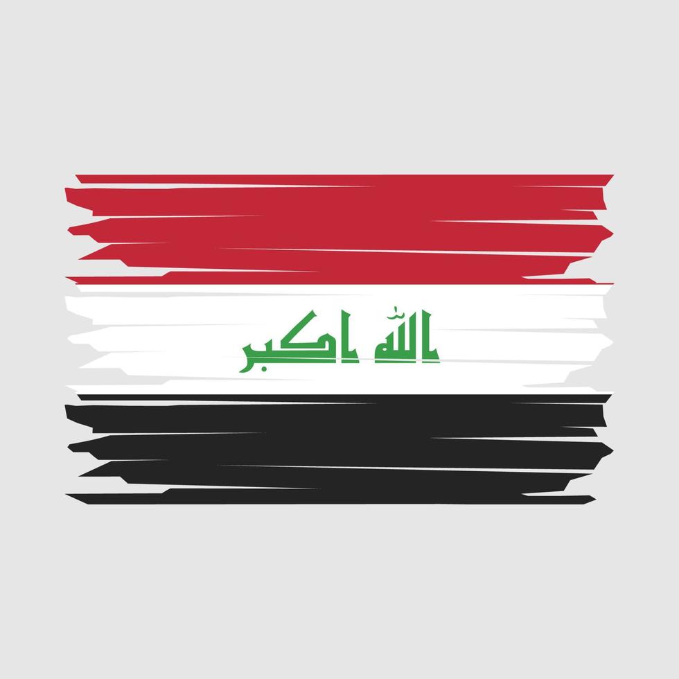 Irak Flagge Illustration vektor