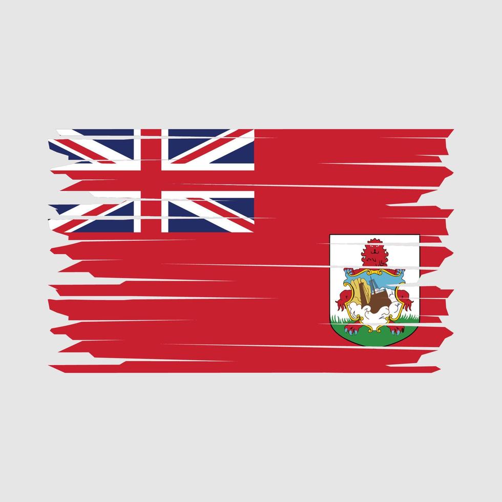 Bermudas Flagge Illustration vektor
