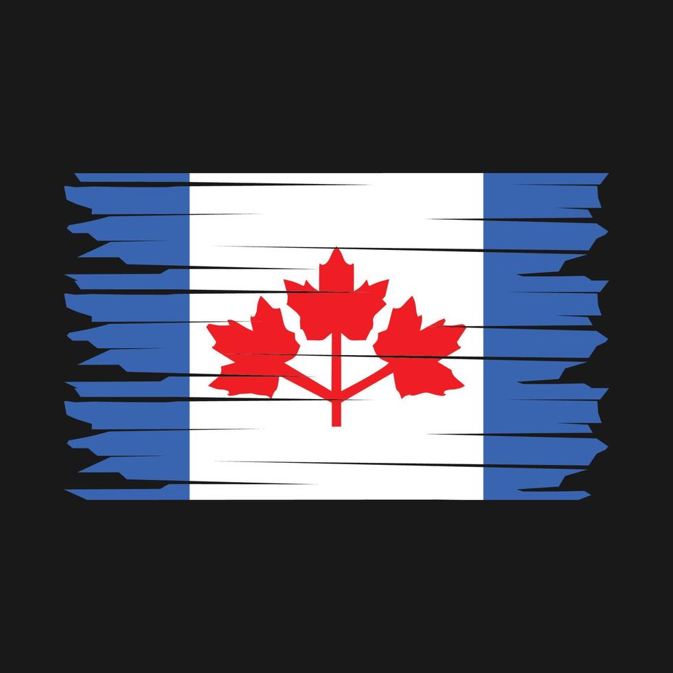 Kanada flagga illustration vektor