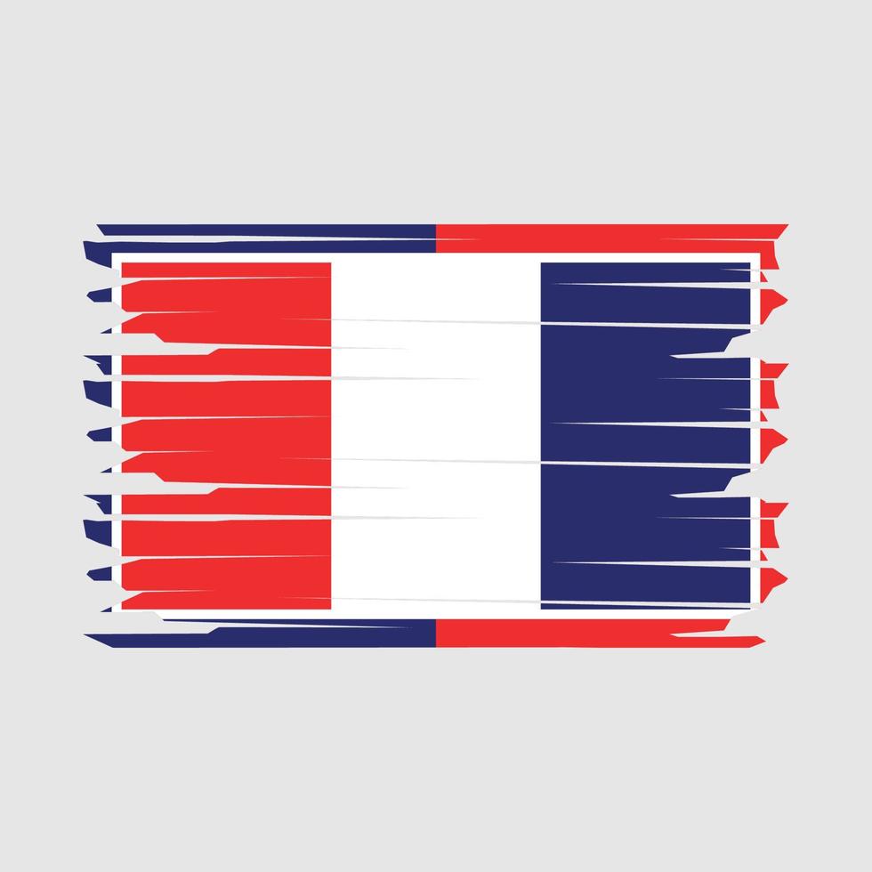 Frankreich Flagge Illustration vektor