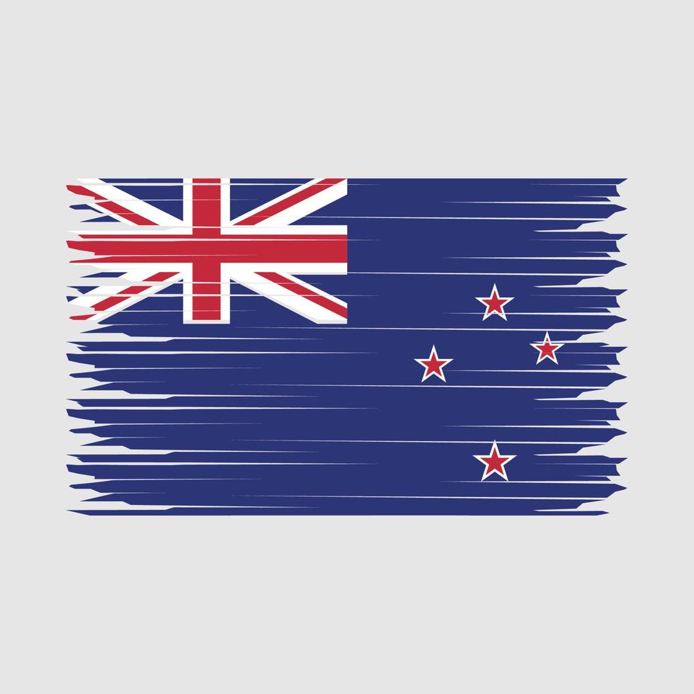 Neu Neuseeland Flagge Illustration vektor