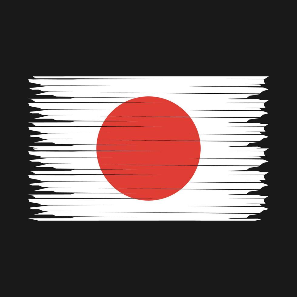 Japan Flagge Illustration vektor