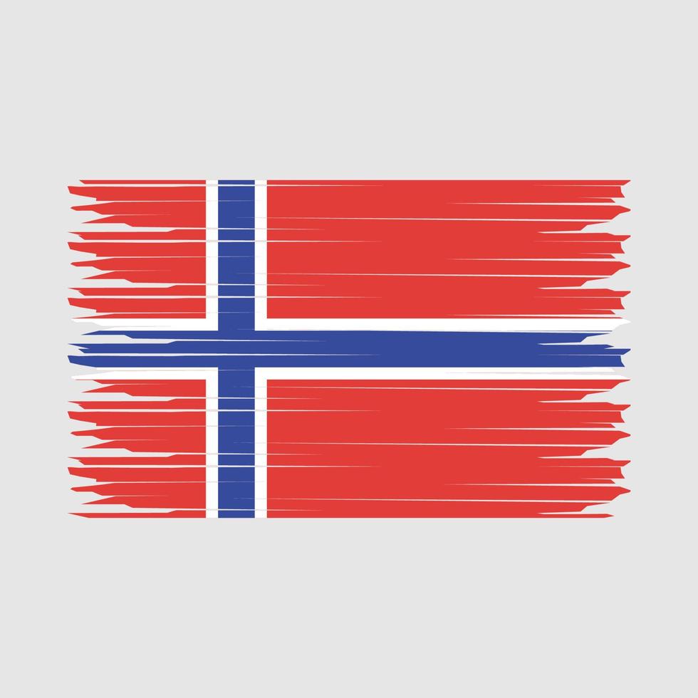 Norwegen Flagge Illustration vektor