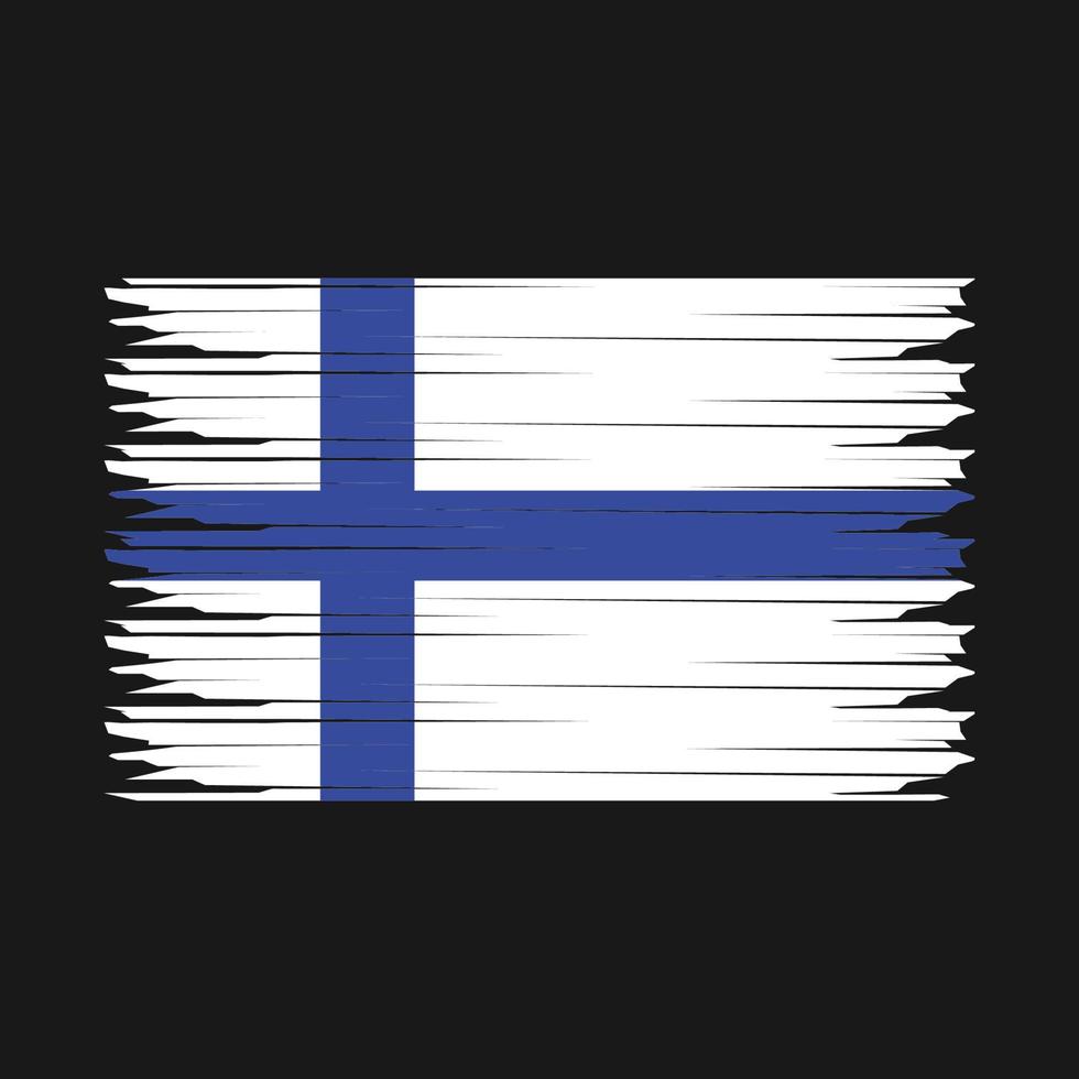 finlands flagga illustration vektor