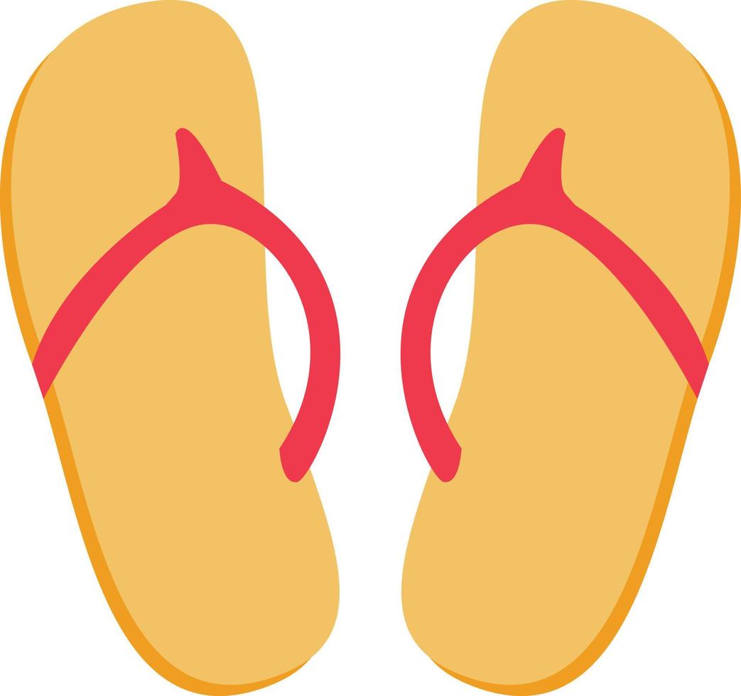 Flip Flops Sommer- Schuhe zum das Strand. vektor