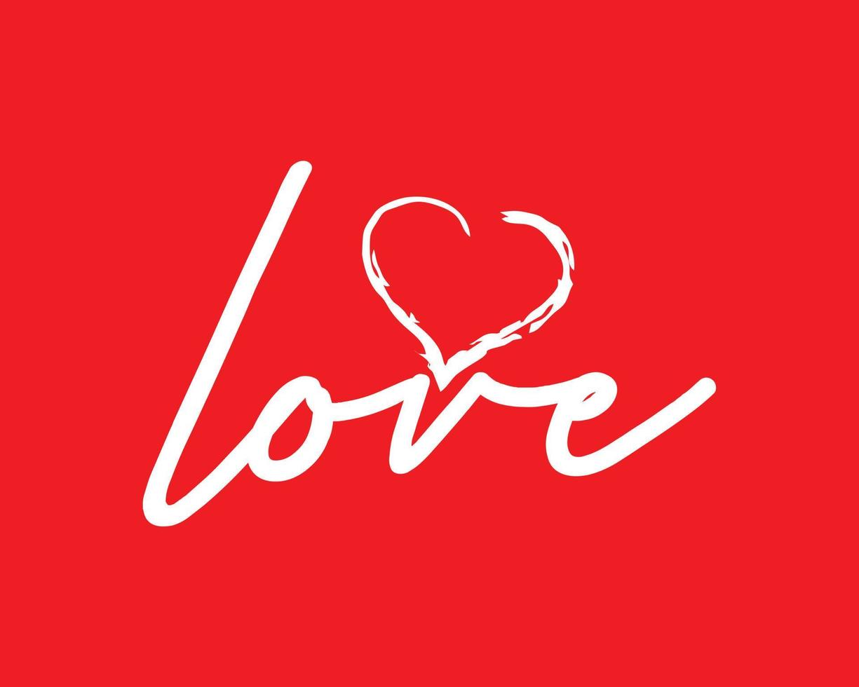 Liebe Brief Logo im rot Hintergrund Vektor eps isoliert, Beste benutzt zum Valentinstag Illustration, Design Aufkleber, Gruß Karte.