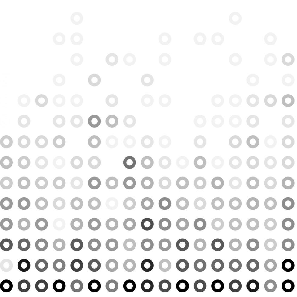 svart cirkel munkar punkt grå till vit Färg kreativ klassisk design mönster. abstrakt runda ringar glans effekt skinande bakgrund vektor