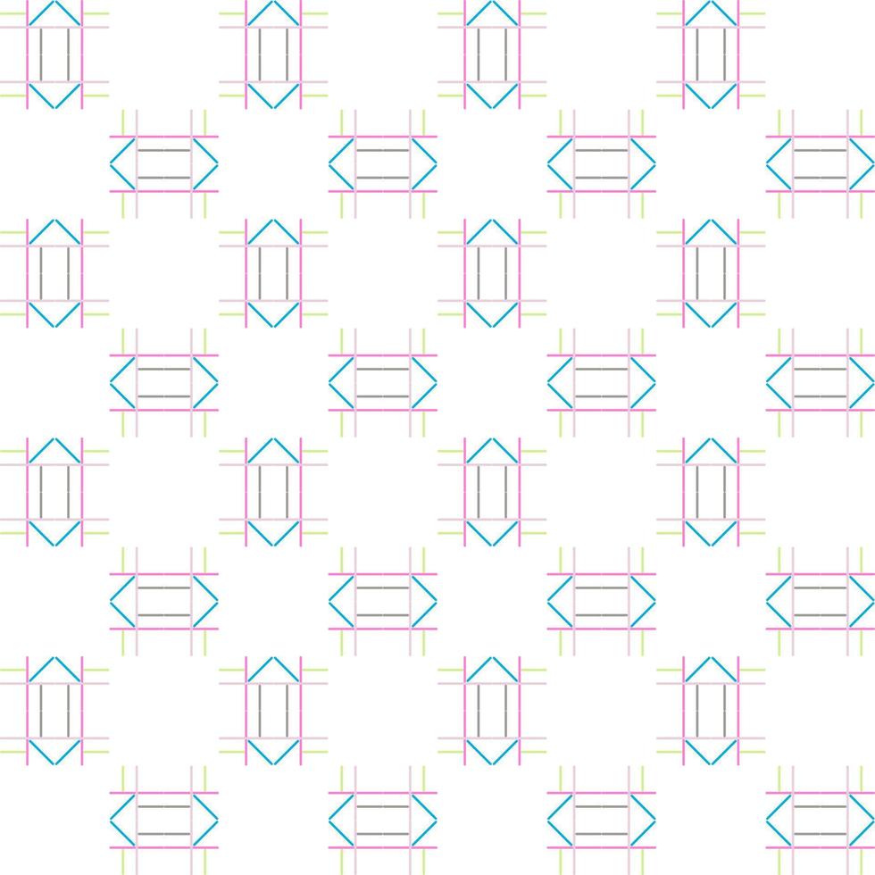 mjuk pastell färgrik geometrisk rader abstrakt form pil två sätt på vit bakgrund för tapet och papper gåva vektor