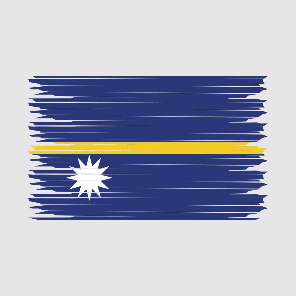 nauru flagga illustration vektor