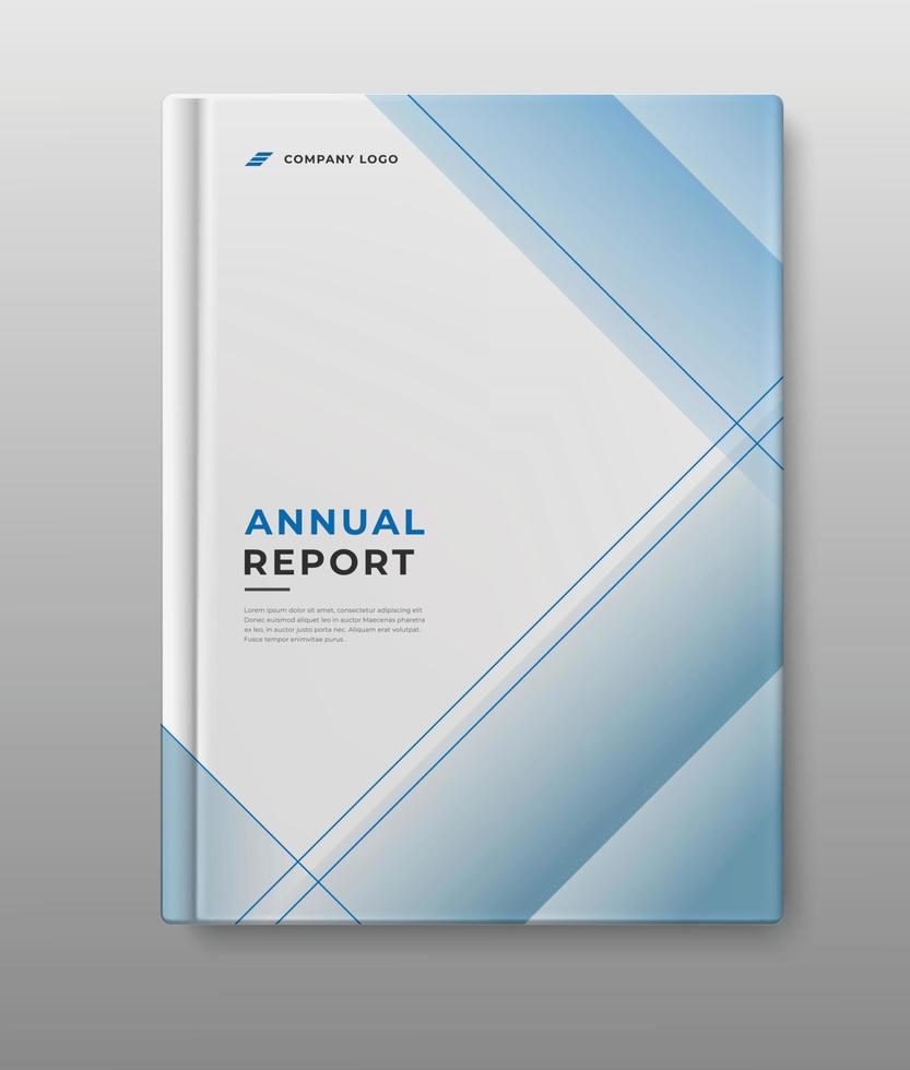modern Geschäft jährlich Bericht Vorlage Startseite Design vektor