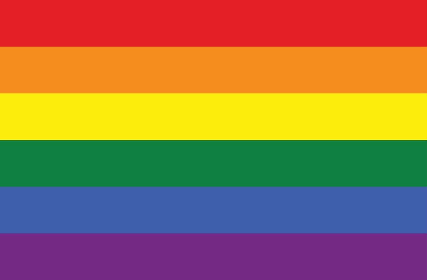 lgbt Flagge, Regenbogen Farbe Liebe Symbol, Stolz Monat im Juni, Vektor Illustration.