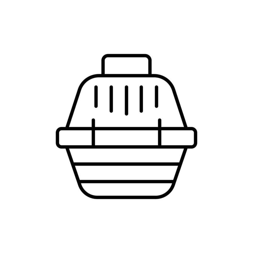 Korb Symbol. Gliederung Symbol vektor