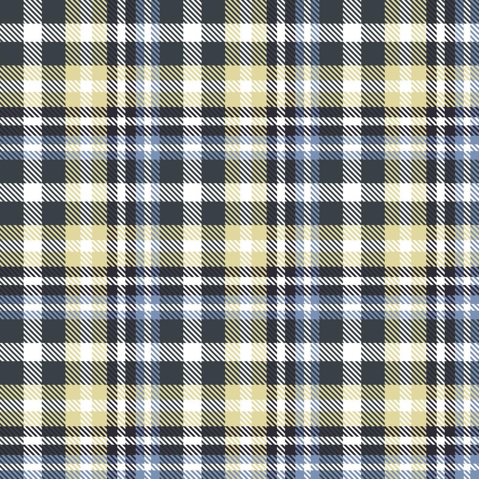 Tartan-Muster-Stoff-Design-Hintergrund ist in einem einfachen Twill gewebt, zwei über zwei unter der Kette, wobei bei jedem Durchgang ein Faden vorgeschoben wird. vektor