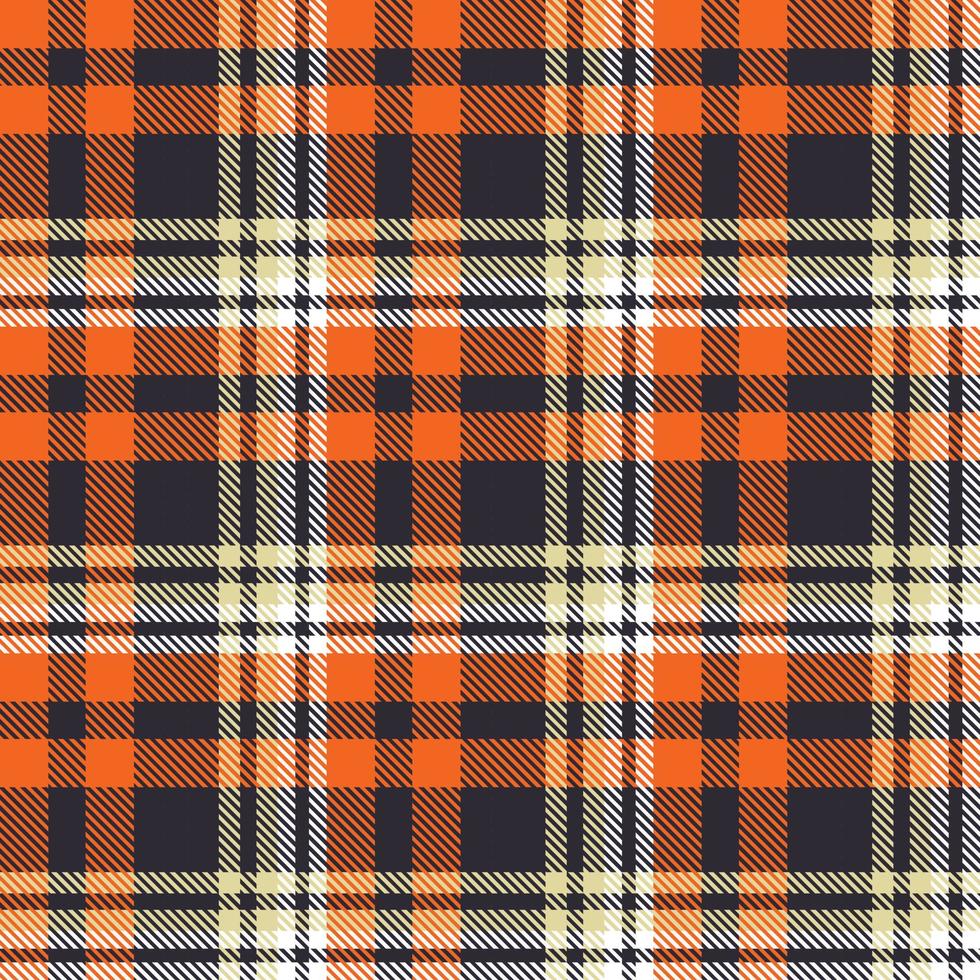 Plaid Muster Design Textur ist ein gemustert Stoff bestehend aus von criss gekreuzt, horizontal und Vertikale Bands im mehrere Farben. Tartans sind angesehen wie ein kulturell Symbol von Schottland. vektor