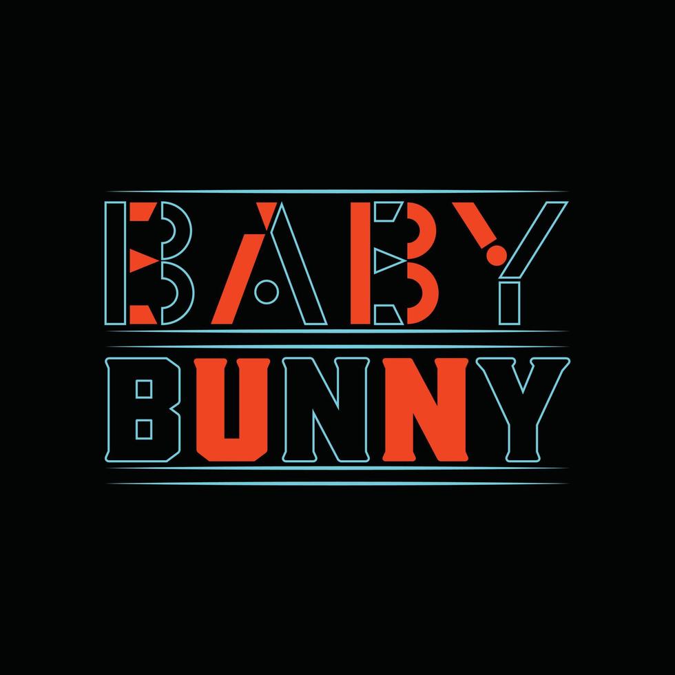 Baby Hase Vektor T-Shirt Design. Ostern T-Shirt Design. können Sein benutzt zum drucken Tassen, Aufkleber Entwürfe, Gruß Karten, Poster, Taschen, und T-Shirts