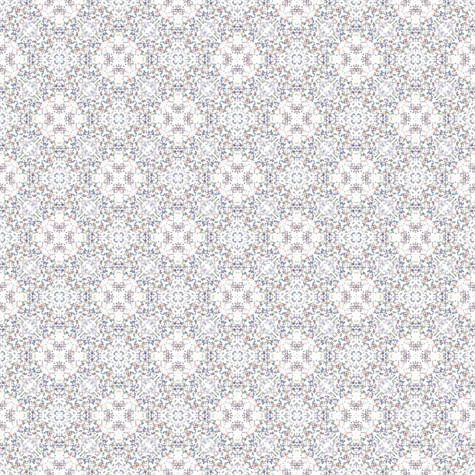 Vektor Pixel Muster gemacht von klein Quadrate .Design zum Textur, Stoff, Kleidung, Verpackung, Teppich. Mosaik, Hintergrund