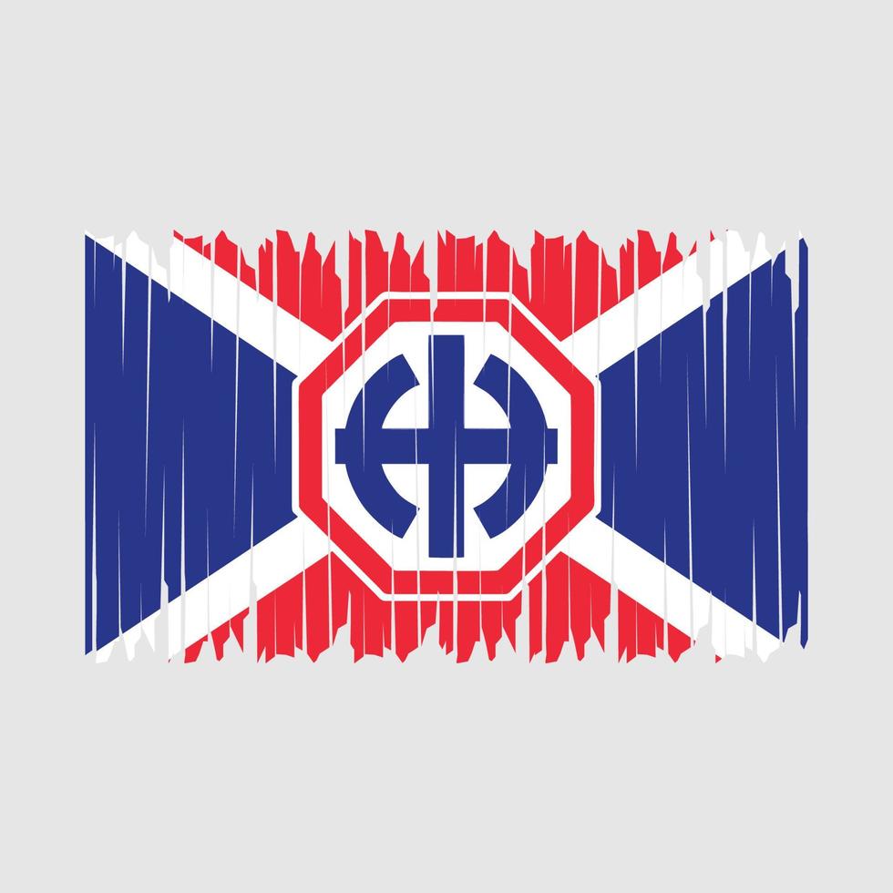 Bürste der sowjetischen Flagge vektor