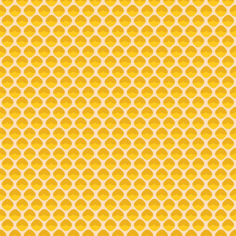 dekorativ gul vaxkaka bakgrund mönster vektor