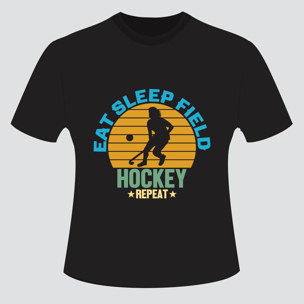 Hockey-T-Shirt-Designpaket vektor