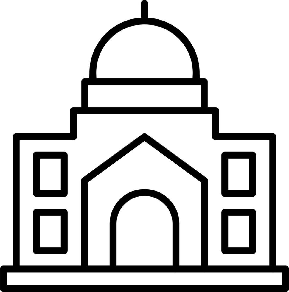 Moschee-Vektor-Symbol vektor