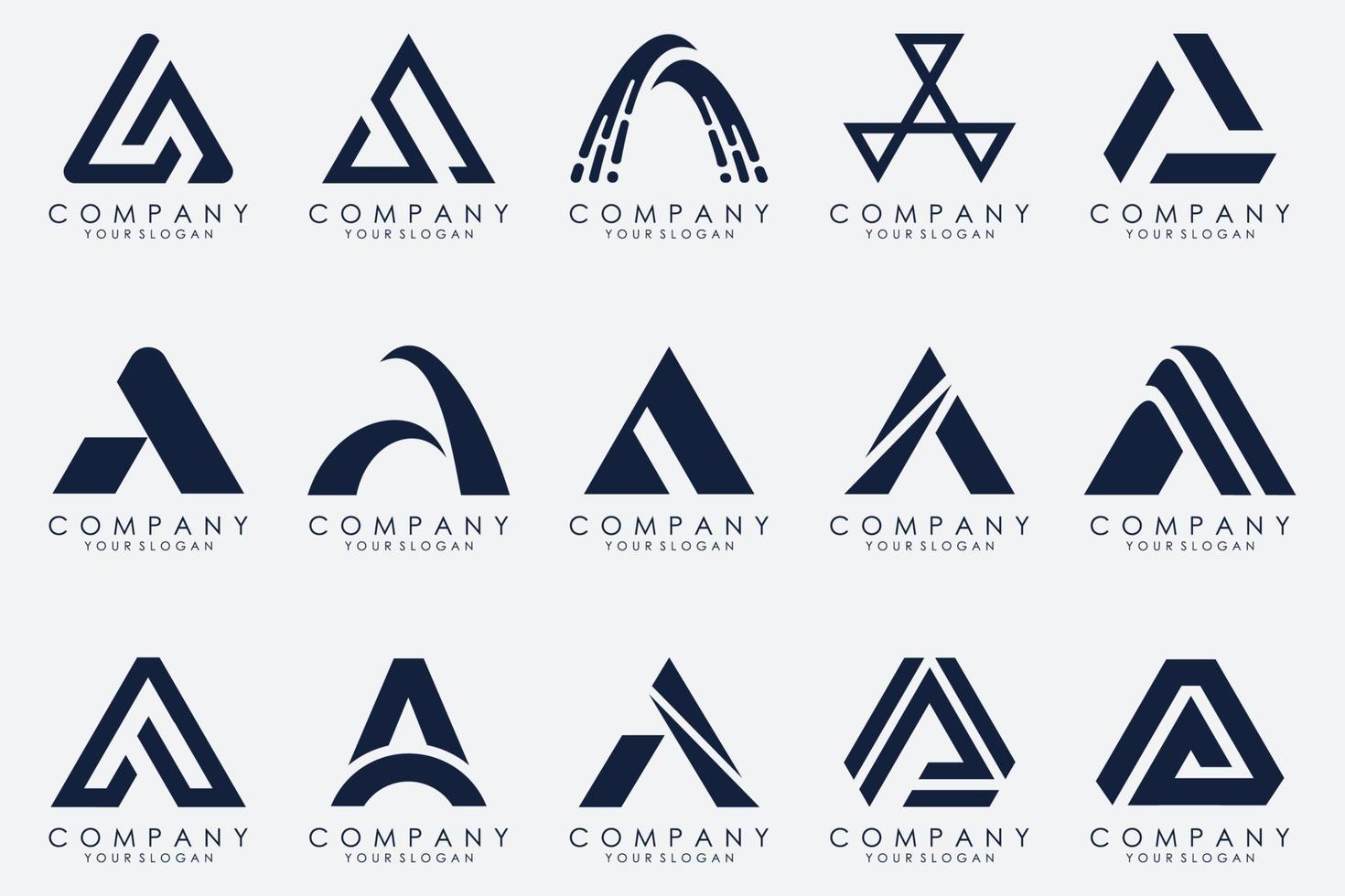 brev en logotyp ikon design mall. vektor