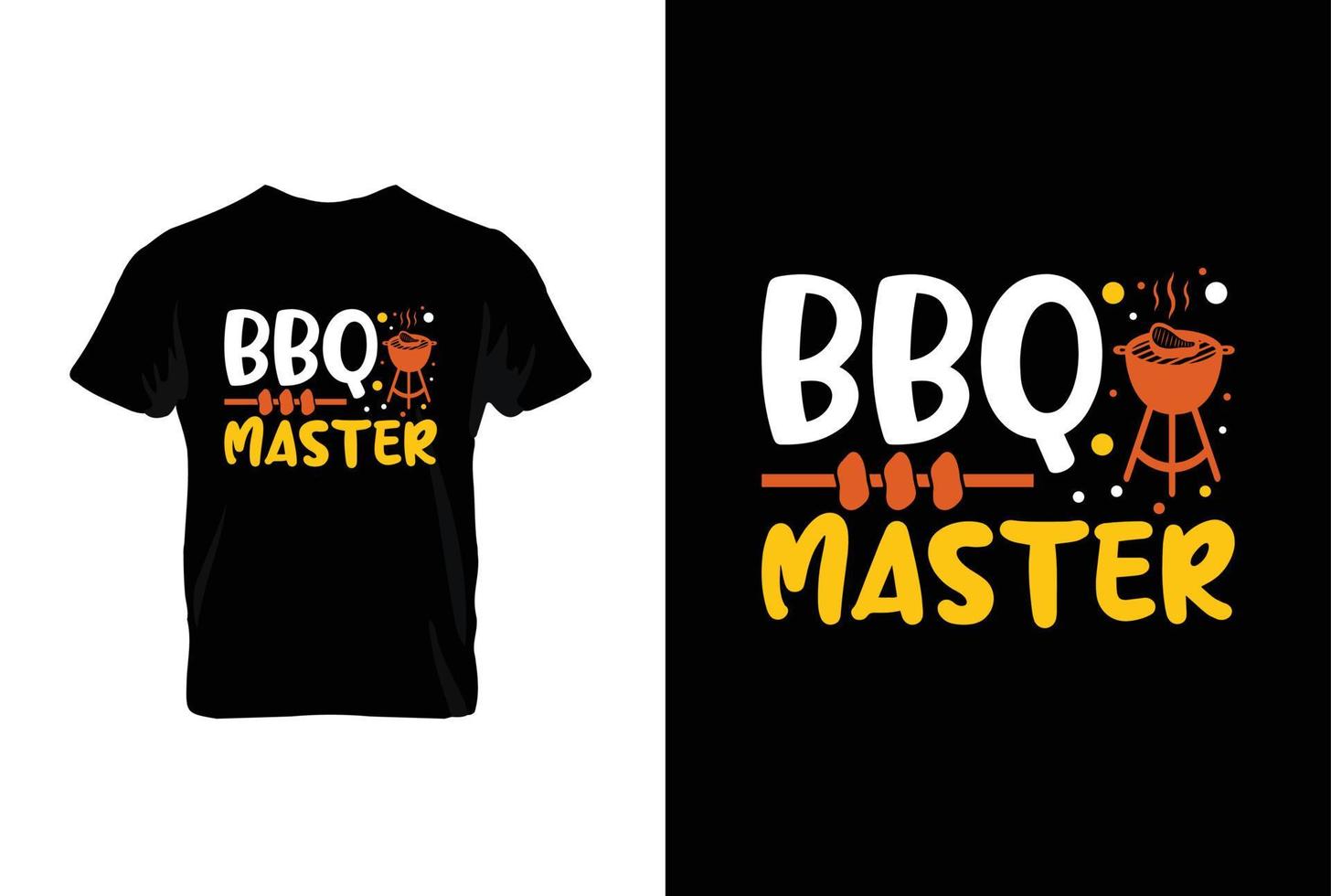 Grill Meister Grill Vektor Typografie T-Shirt design.perfekt zum drucken Artikel und Taschen, Poster, Karten, Vektor Illustration.