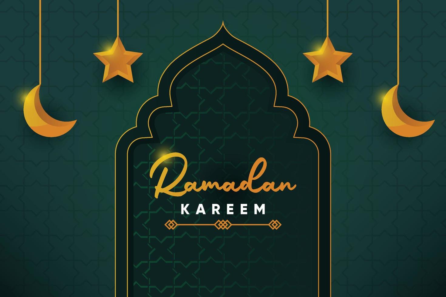 Ramadan Kareem Moschee vektor