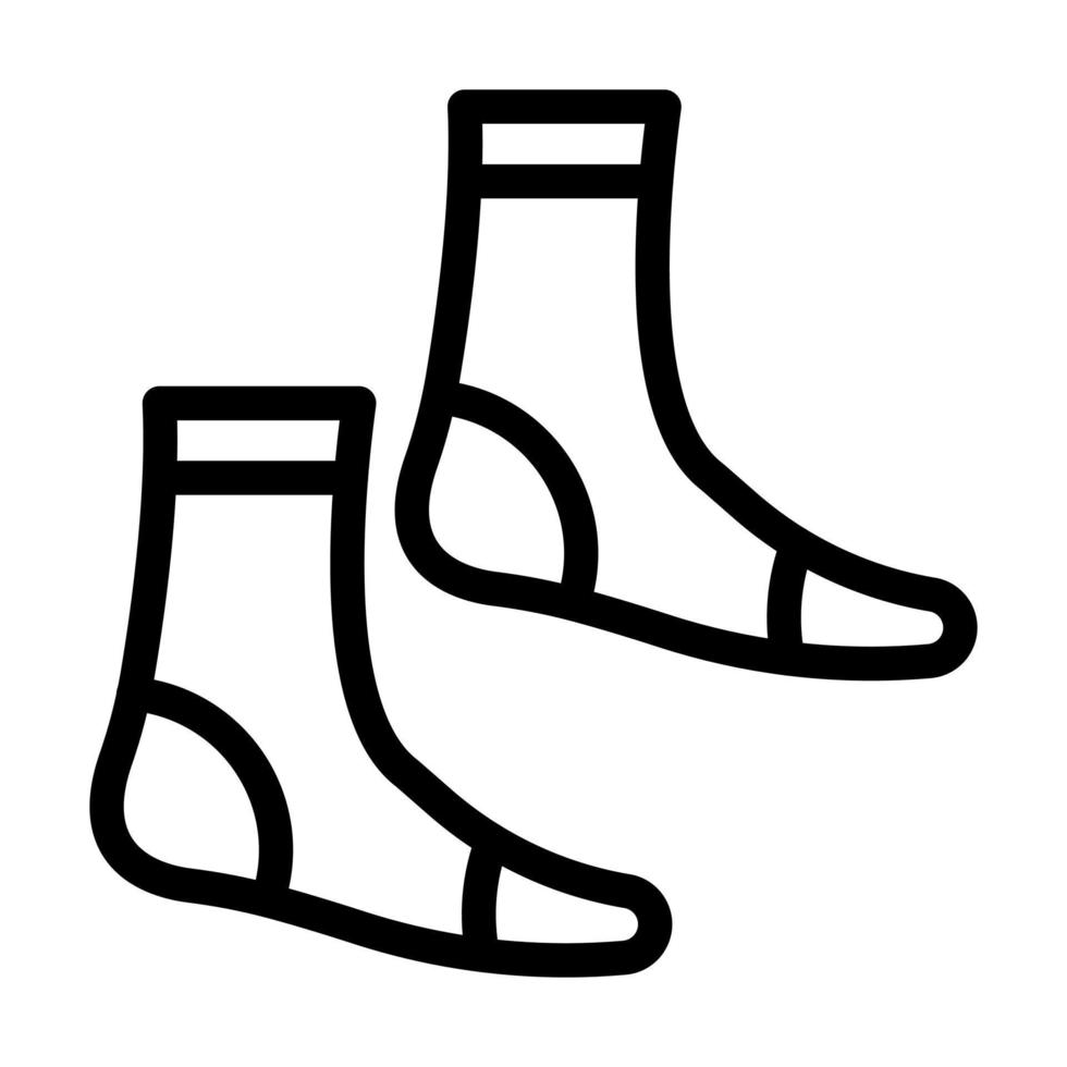 Socken-Icon-Design vektor