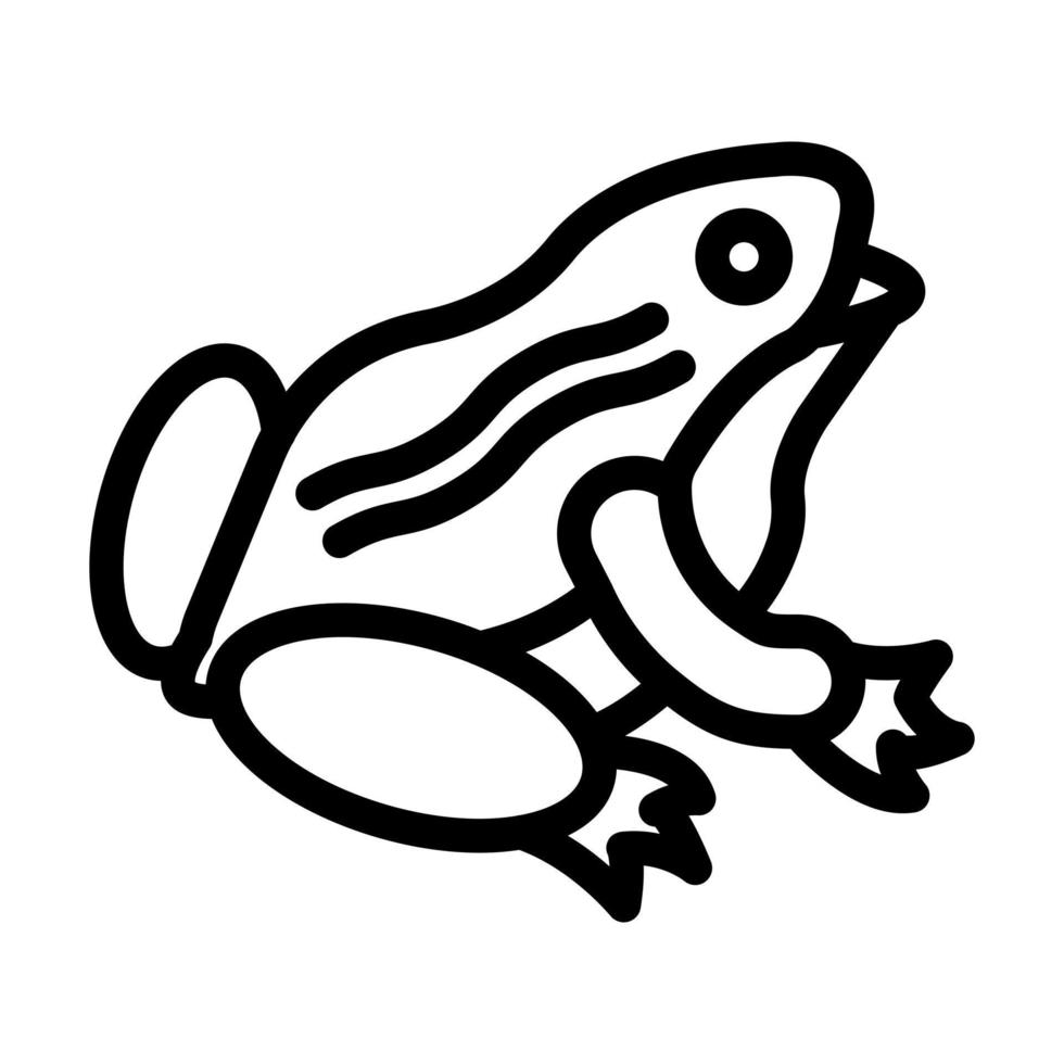 Frosch Symbol Design vektor