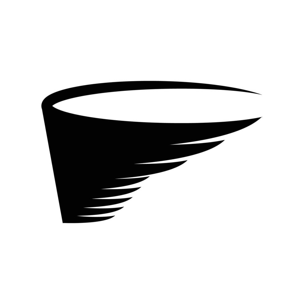 trattning logotyp Vektor