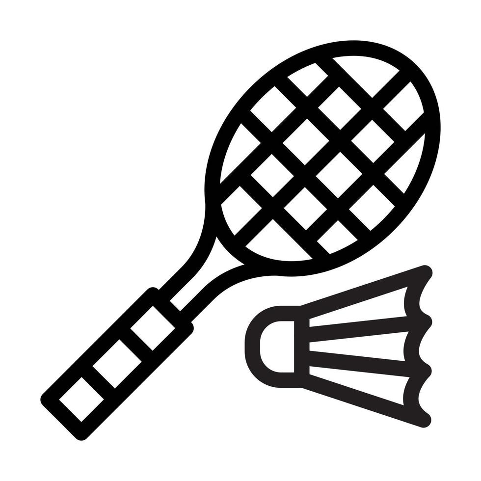 Badminton-Icon-Design vektor