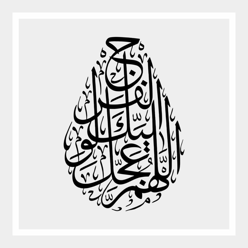 Arabisch Kalligraphie Vorlage, Bedeutung zum alle Ihre Design braucht, Banner, Aufkleber, Ramadan Flyer, usw vektor