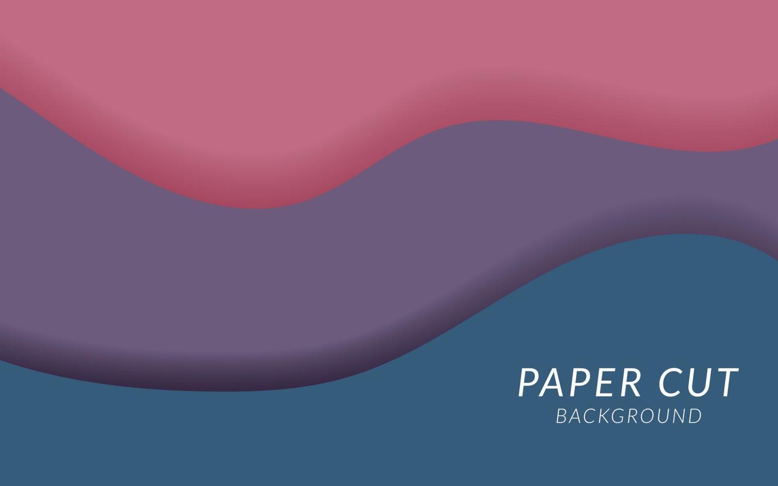 abstrakt papper skära slem bakgrund baner design. vektor