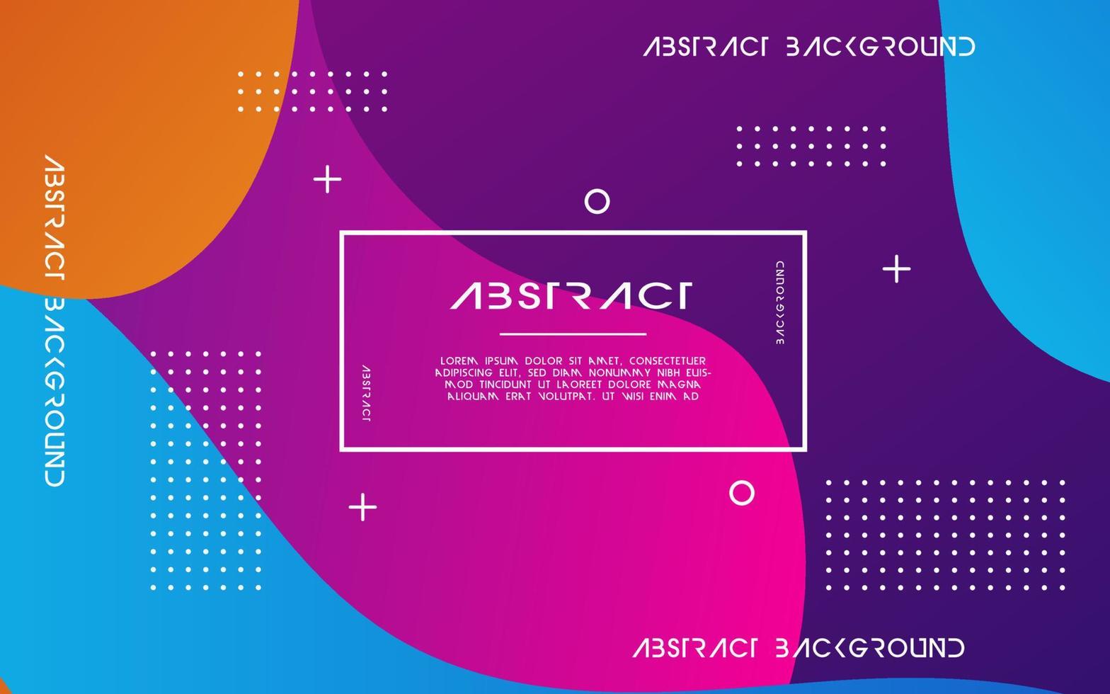 modern abstrakt Flüssigkeit Farbe Hintergrund. dynamisch texturiert geometrisch Elemente Design mit Punkte Dekoration. können Sein benutzt auf Plakate, Banner, Web und irgendein Mehr vektor